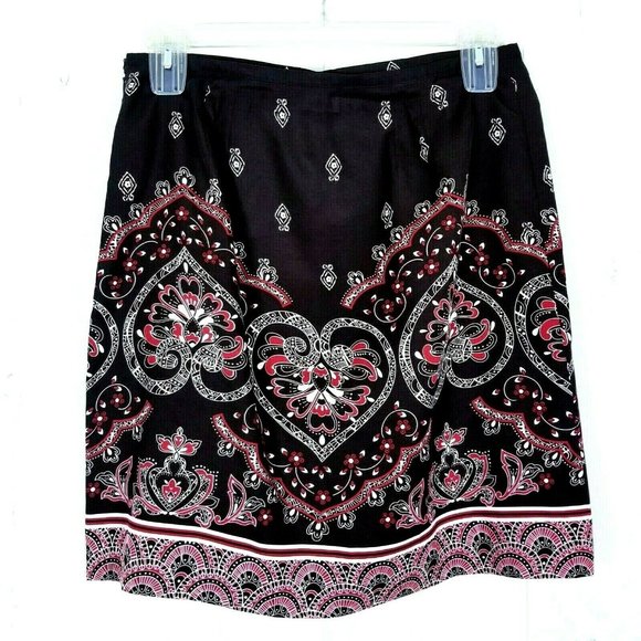 Loft Floral Skirt Women Size 10 - Picture 1 of 7